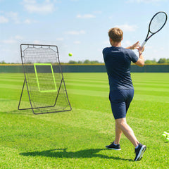 HOMCOM Baseball Rebounder Net Teens Adults Game Spot Softball Training Aid Practise Target Strike Shot Goal Play