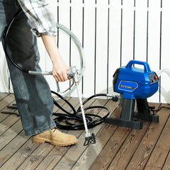 HOMCOM Airless Paint Sprayer, Thinning-Free Electric Paint Spray Gun for Walls, Fences & DIY Projects, Dark Blue - product