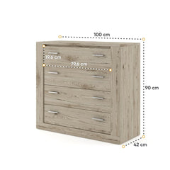 Idea ID-10 Chest of Drawers 100cm