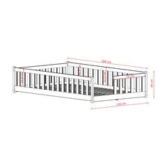 Wooden Single Bed Ivy, image 21