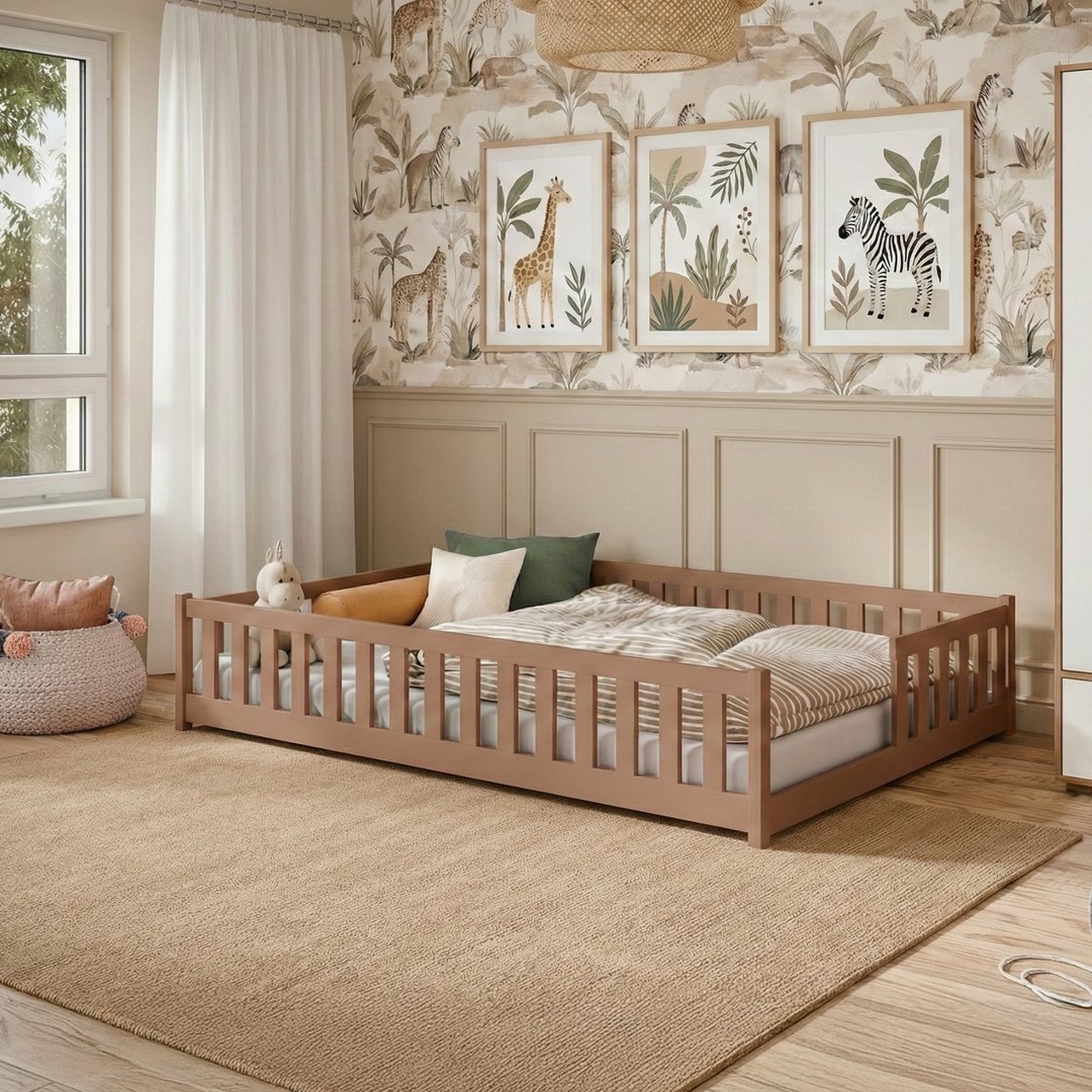 Wooden Single Bed Cinnamon