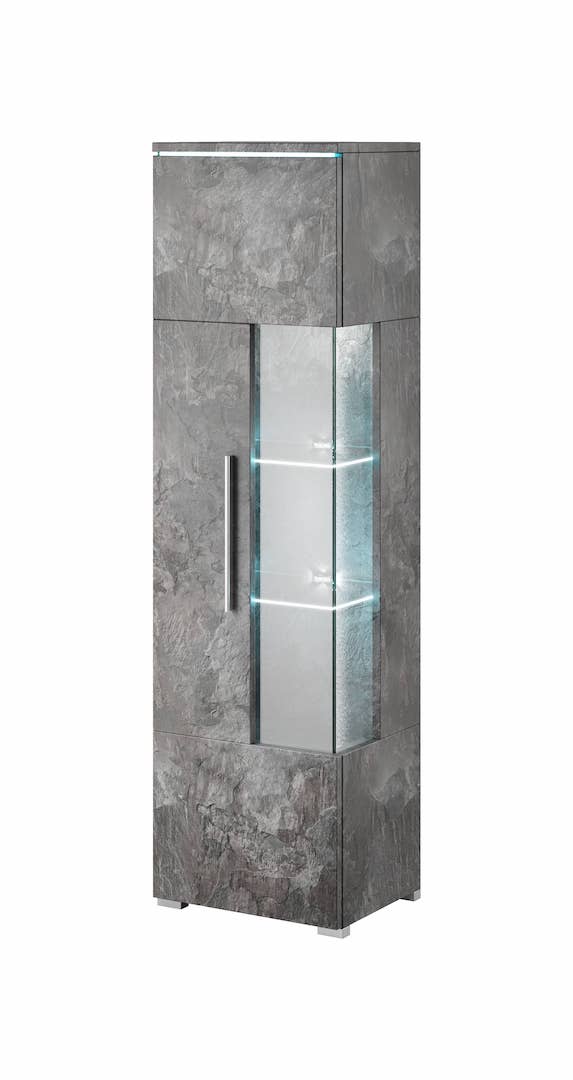 India 05 Tall Display Cabinet 45cm
