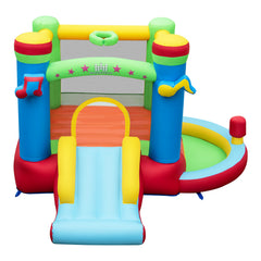 Inflatable Bounce House with Slide and Jumping Area with 450W Blower
