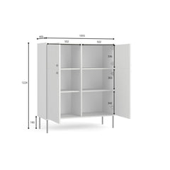 Iris Highboard Cabinet 105cm