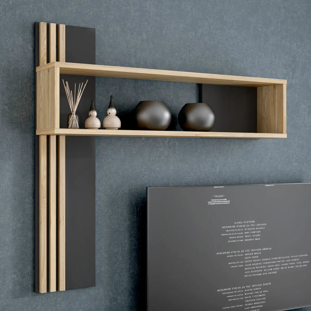 Joakimis Floating Shelf 130cm in Oak Mauvella, image 2
