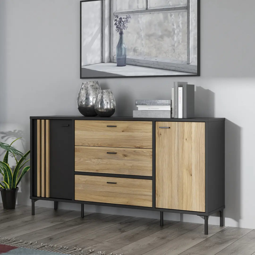 Joakimis Chest Of Drawers 160cm in Oak Mauvella, image 2