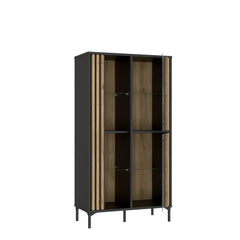 Joakimis Display Cabinet 87cm in Oak Mauvella, image 3