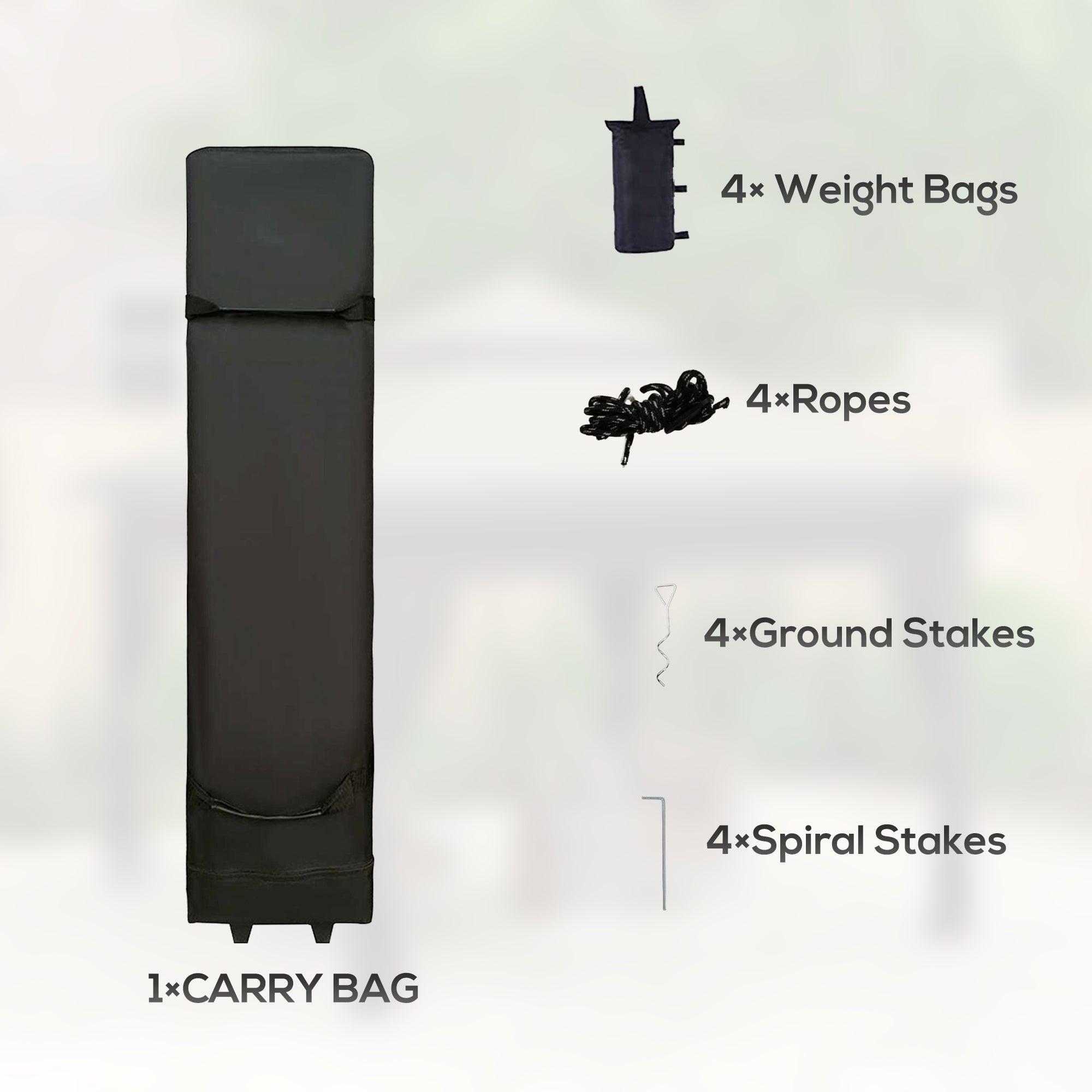 Outsunny 3 x 3(m) Pop Up Gazebo with Mosquito Netting, 1 Person Easy up Marquee Party Tent with 1-Button Push, Double Roof, Carry Bag, Sandbags, Height Adjustable Instant Shelter, Grey