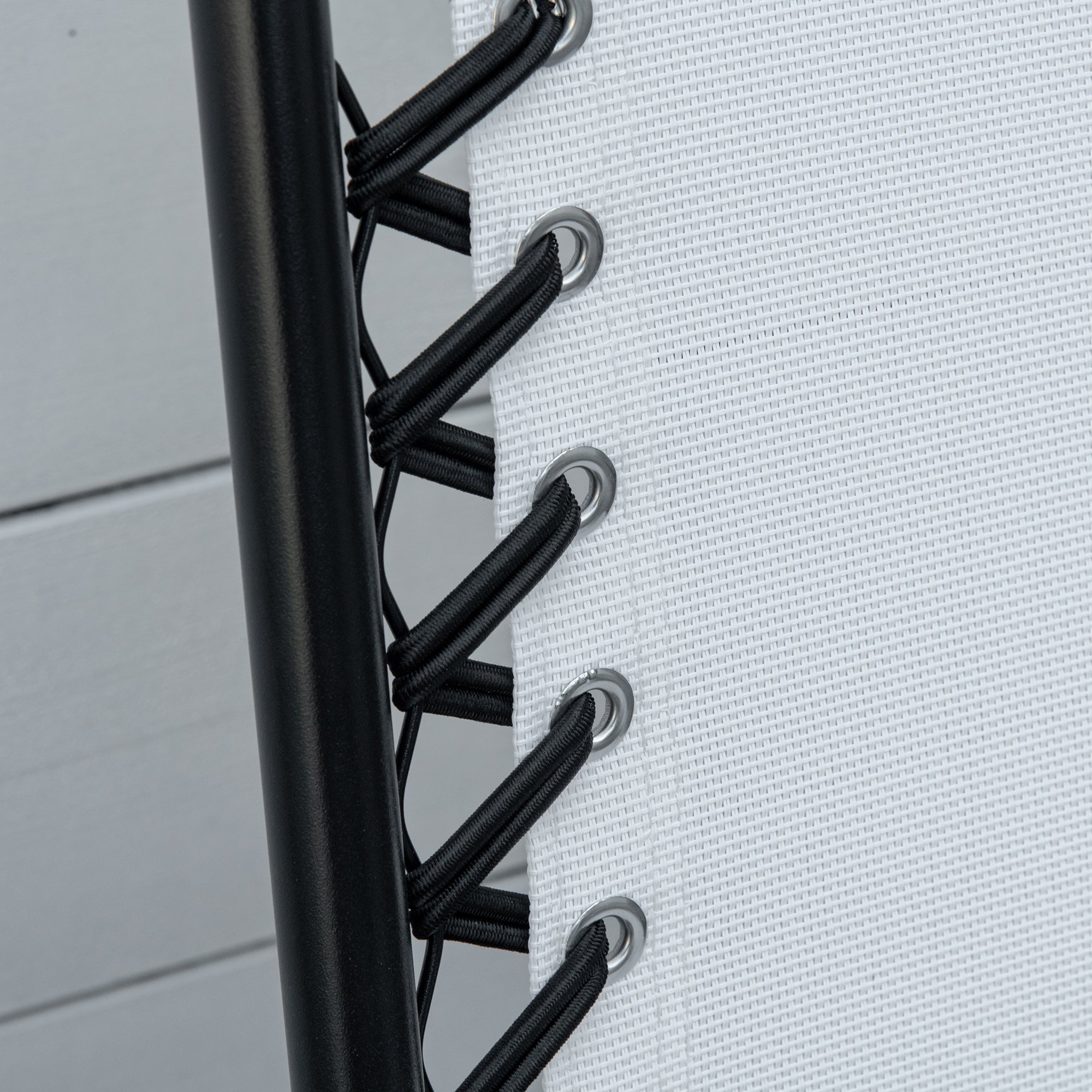 Outsunny Pieces Patio Folding Chair Set, Outdoor Portable Loungers for Camping Pool Beach Deck, Lawn Chairs with Armrest Steel Frame, Cream White