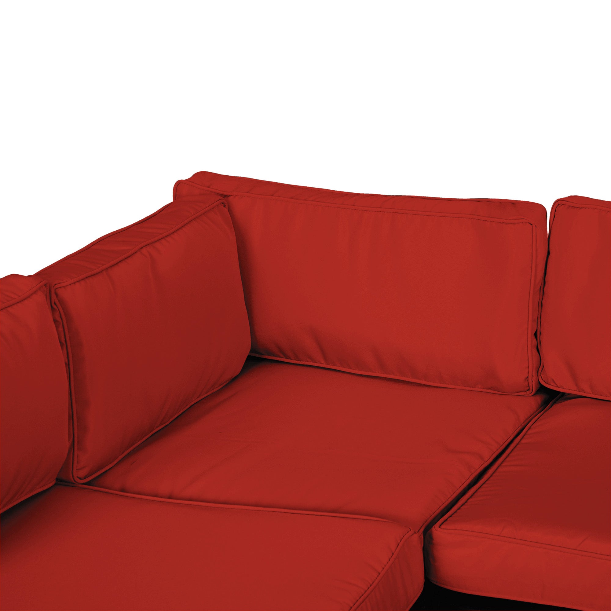 Outsunny Set of 14 Outdoor Cushion Covers - Red