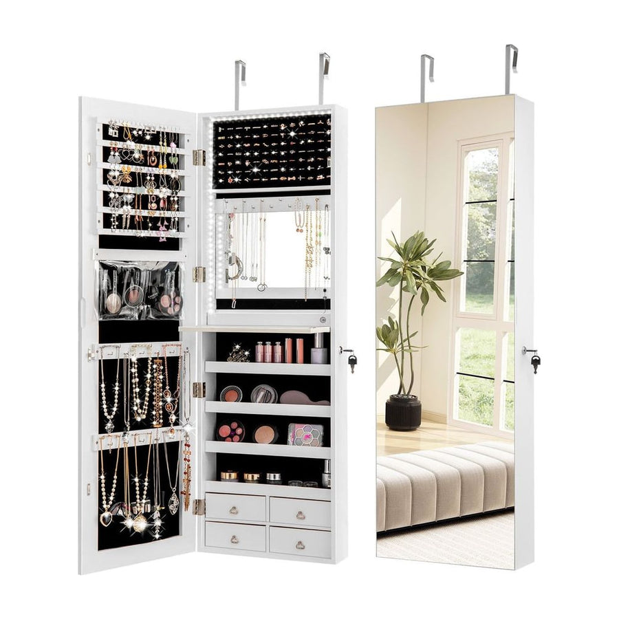 Multipurpose Storage Cabinet with 4 Drawers-White