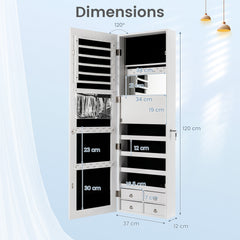 Multipurpose Storage Cabinet with 4 Drawers-White