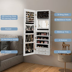 Multipurpose Storage Cabinet with 4 Drawers-White