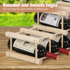 36-Bottle Wine Rack for Home Bar Pantry