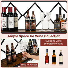 Wall Mounted Wine Rack