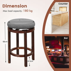 Counter Height Stool Set of 2-Grey