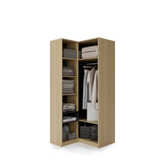 Kanu KN-01 Corner Wardrobe 102cm in White, image 6