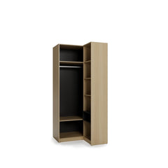 Kanu KN-02 Corner Wardrobe 98cm in White, image 3