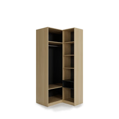 Kanu KN-02 Corner Wardrobe 98cm in White, image 2