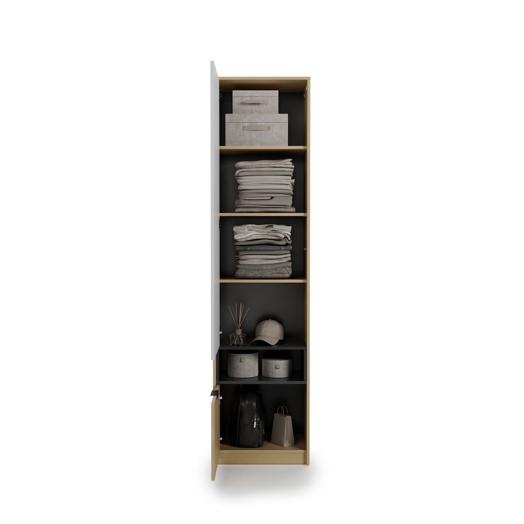 Kanu KN-04 Tall Cabinet 55cm in White, image 6