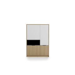 Kanu KN-06 Highboard Cabinet 90cm in White, image 4