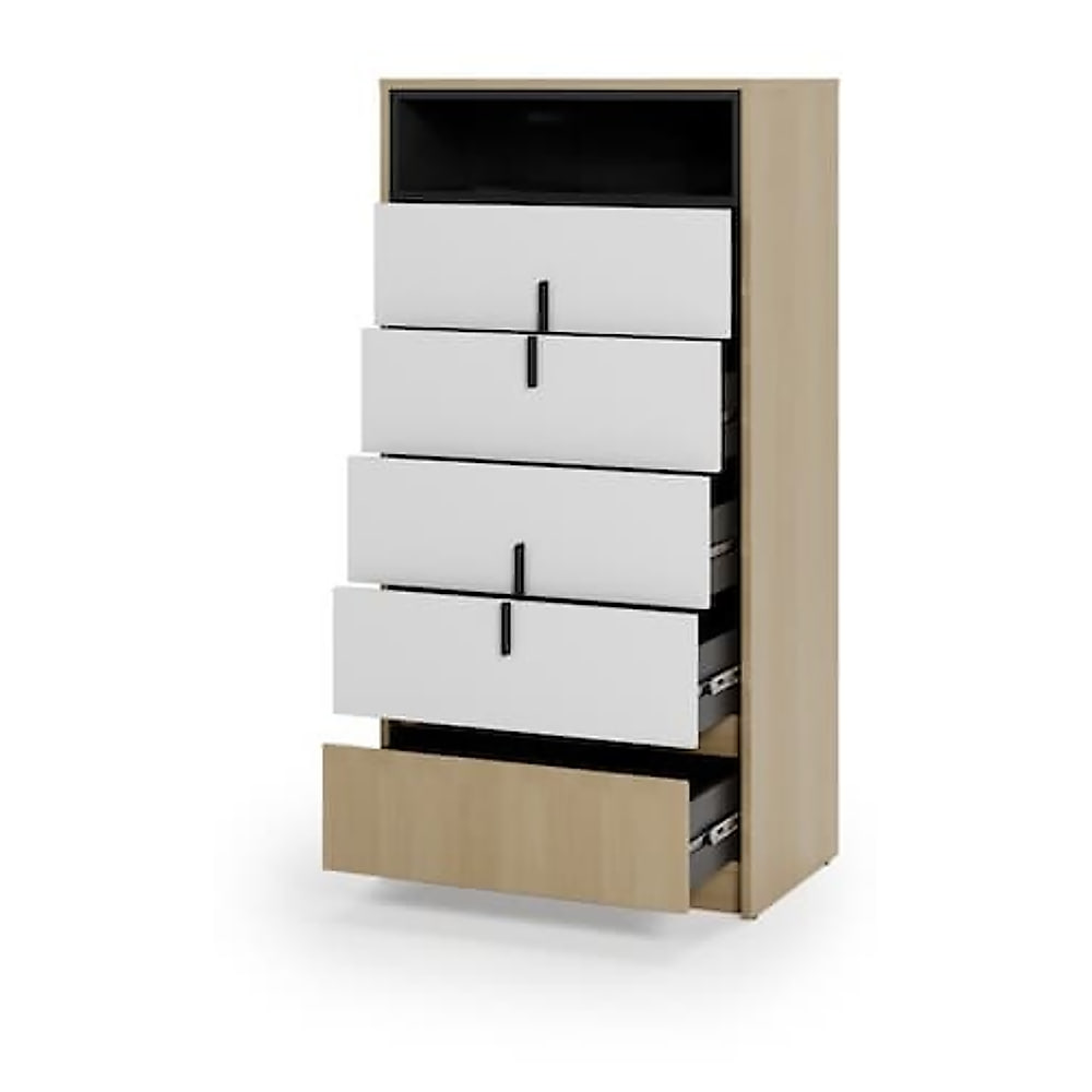 Kanu KN-07 Chest Of Drawers 65cm in White, image 3