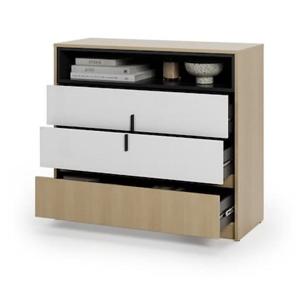Kanu KN-08 Chest Of Drawers 100cm in White, image 2