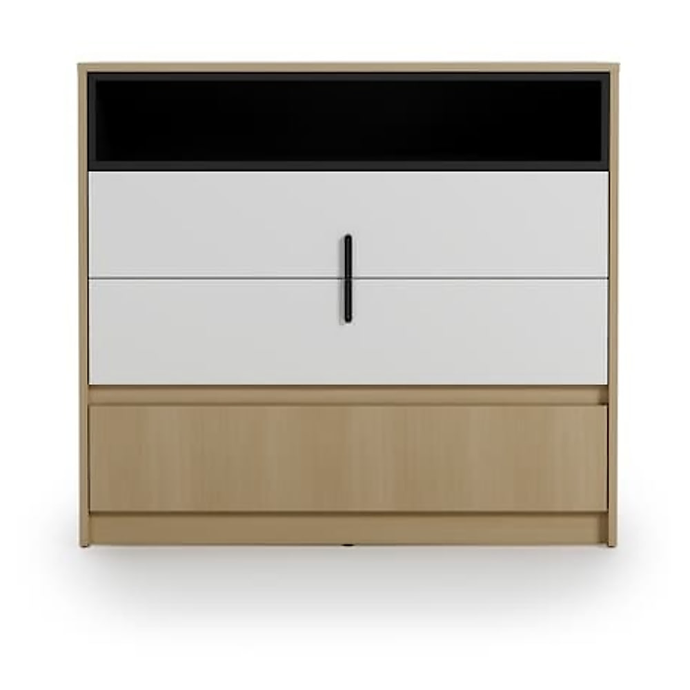 Kanu KN-08 Chest Of Drawers 100cm in White, image 4