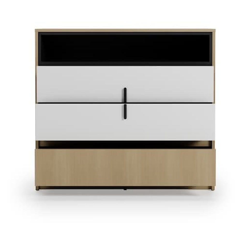 Kanu KN-08 Chest Of Drawers 100cm in White, image 6