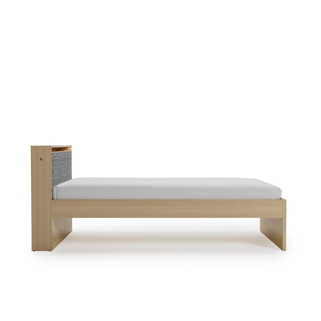 Kanu KN-10 Bed Frame [EU Single] in White, image 4