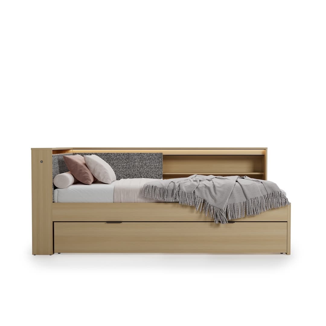 Kanu KN-10 Bed Frame [EU Single] in White, image 12