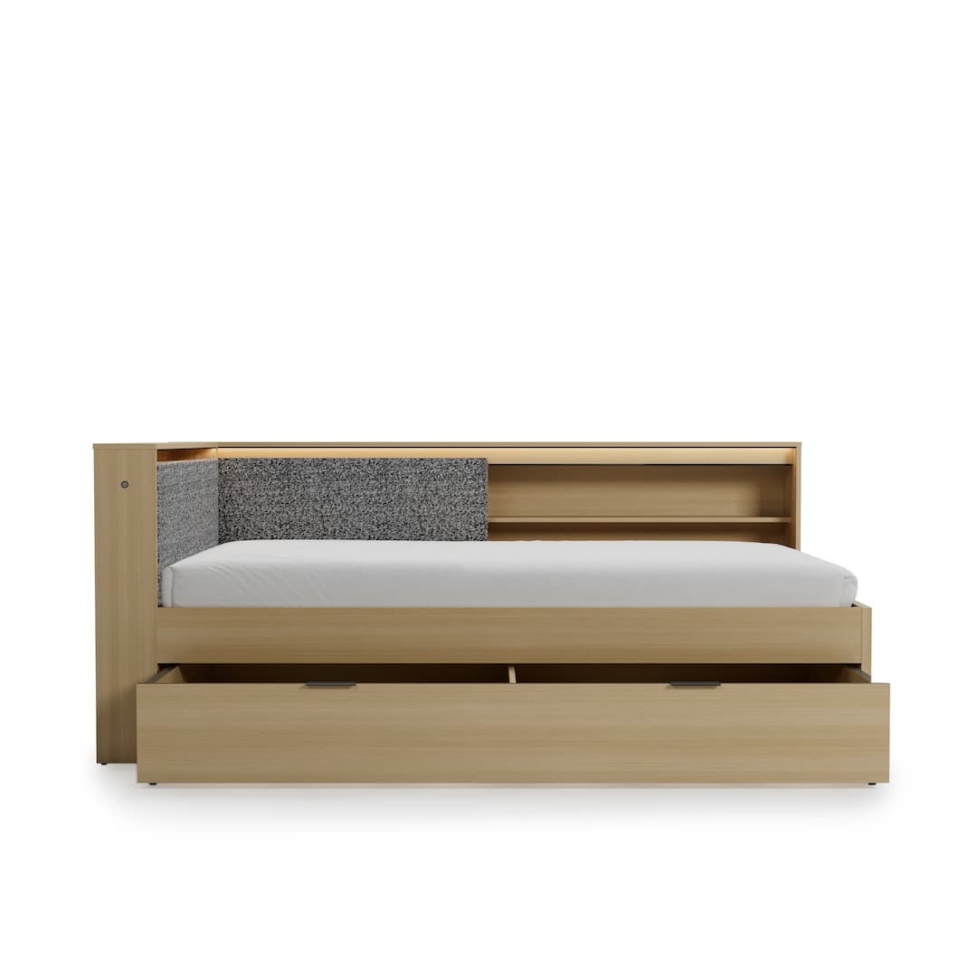 Kanu KN-10 Bed Frame [EU Single] in White, image 13