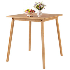 Mid Century Modern Kitchen Table for Dining Room Living Room or Apartment-Natural