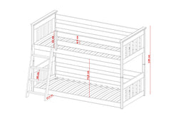 Wooden Bunk Bed Kevin