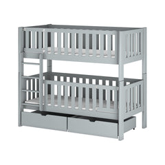 Wooden Bunk Bed Ksawery With Drawers, image 5