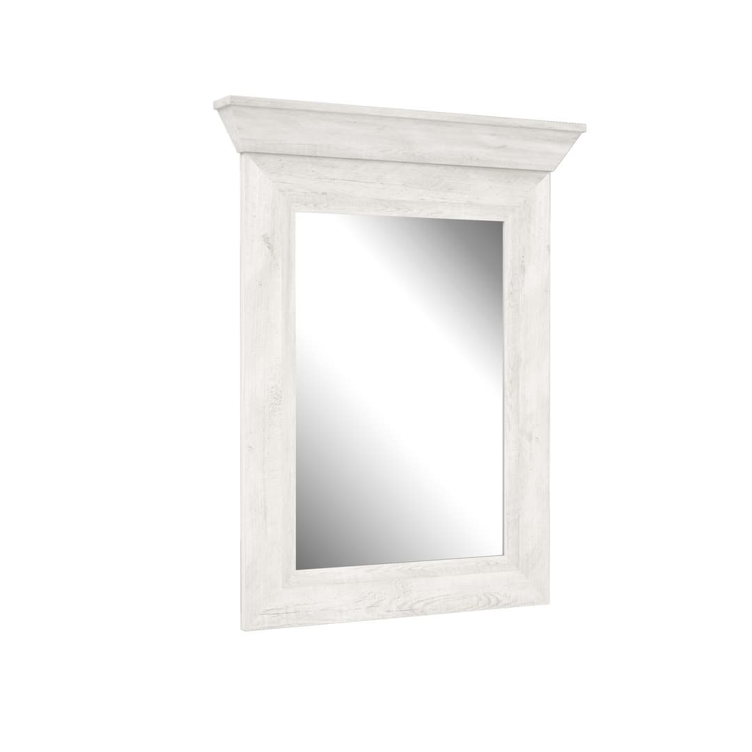 Kashmir Floating Mirror 72cm in White