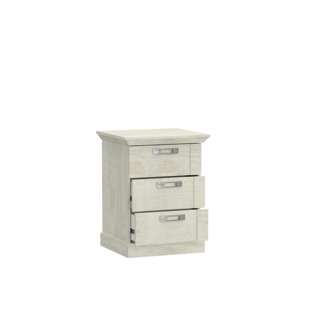 Kashmir Bedside Table 50cm in White, image 3