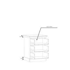 Kashmir Bedside Table 50cm in White, image 7