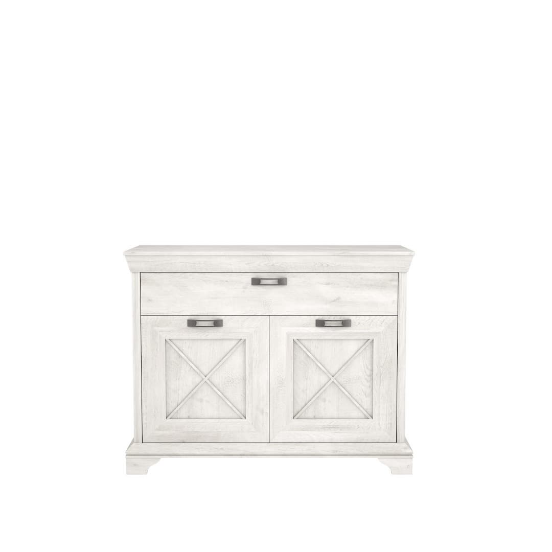 Kashmir Sideboard Cabinet 123cm in White, image 4