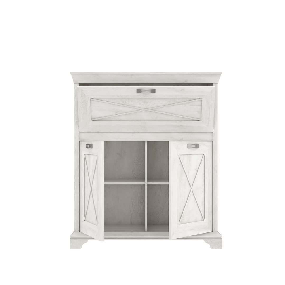 Kashmir Highboard Cabinet 123cm in White, image 3