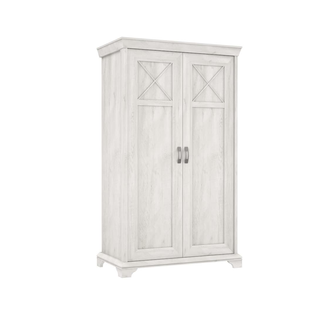 Kashmir Hinged Door Wardrobe 123cm in White, image 2