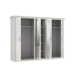 Kashmir Hinged Door Wardrobe 268cm in White, image 3