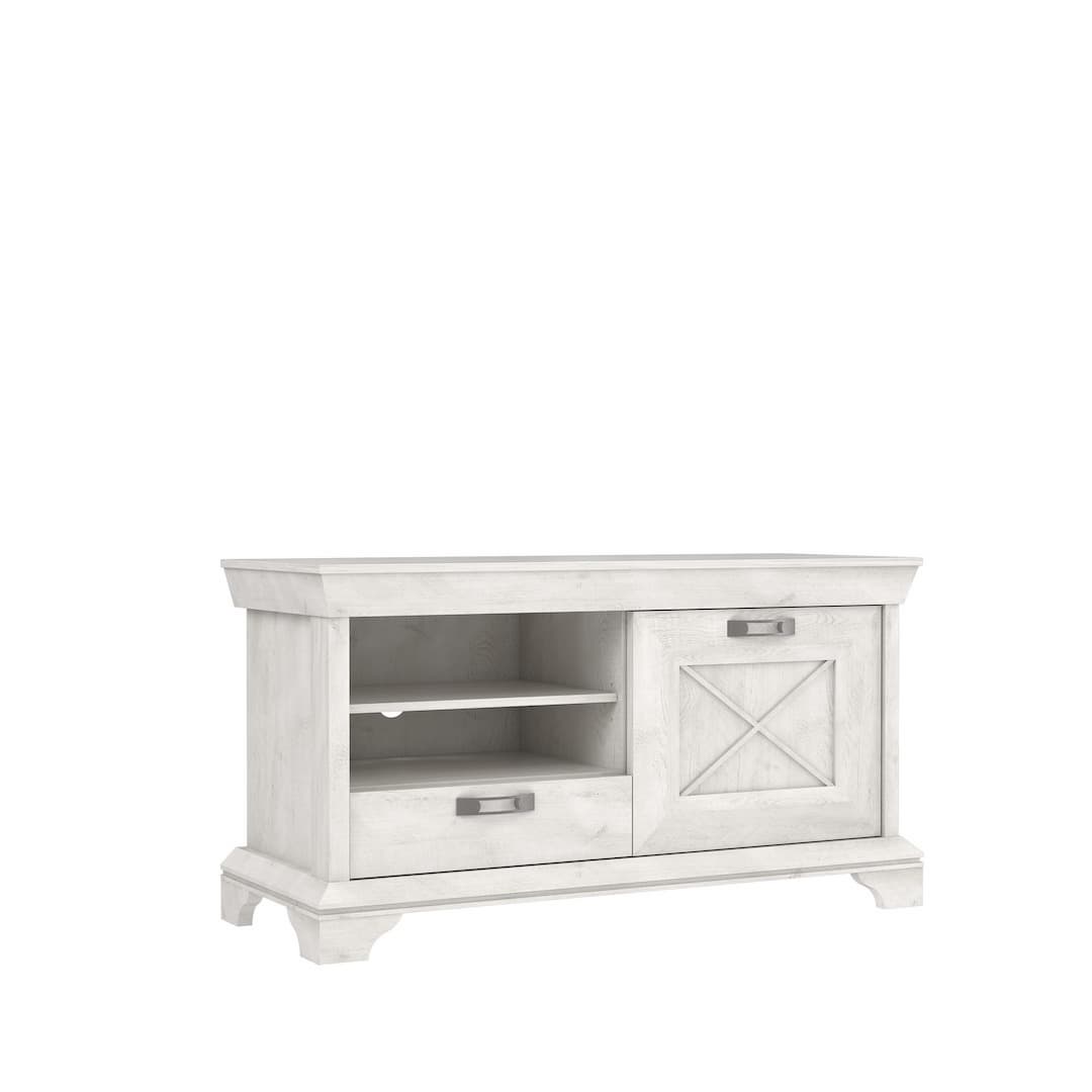 Kashmir TV Cabinet 123cm in White, image 2