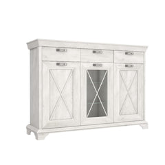 Kashmir Display Cabinet 178cm in White, image 2