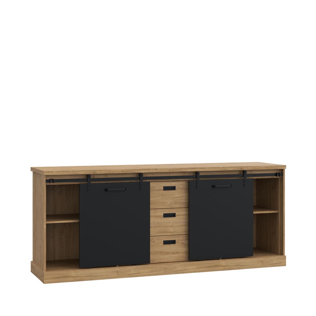 Kaszimiro Chest Of Drawers 213cm in Oak Waterford, image 3