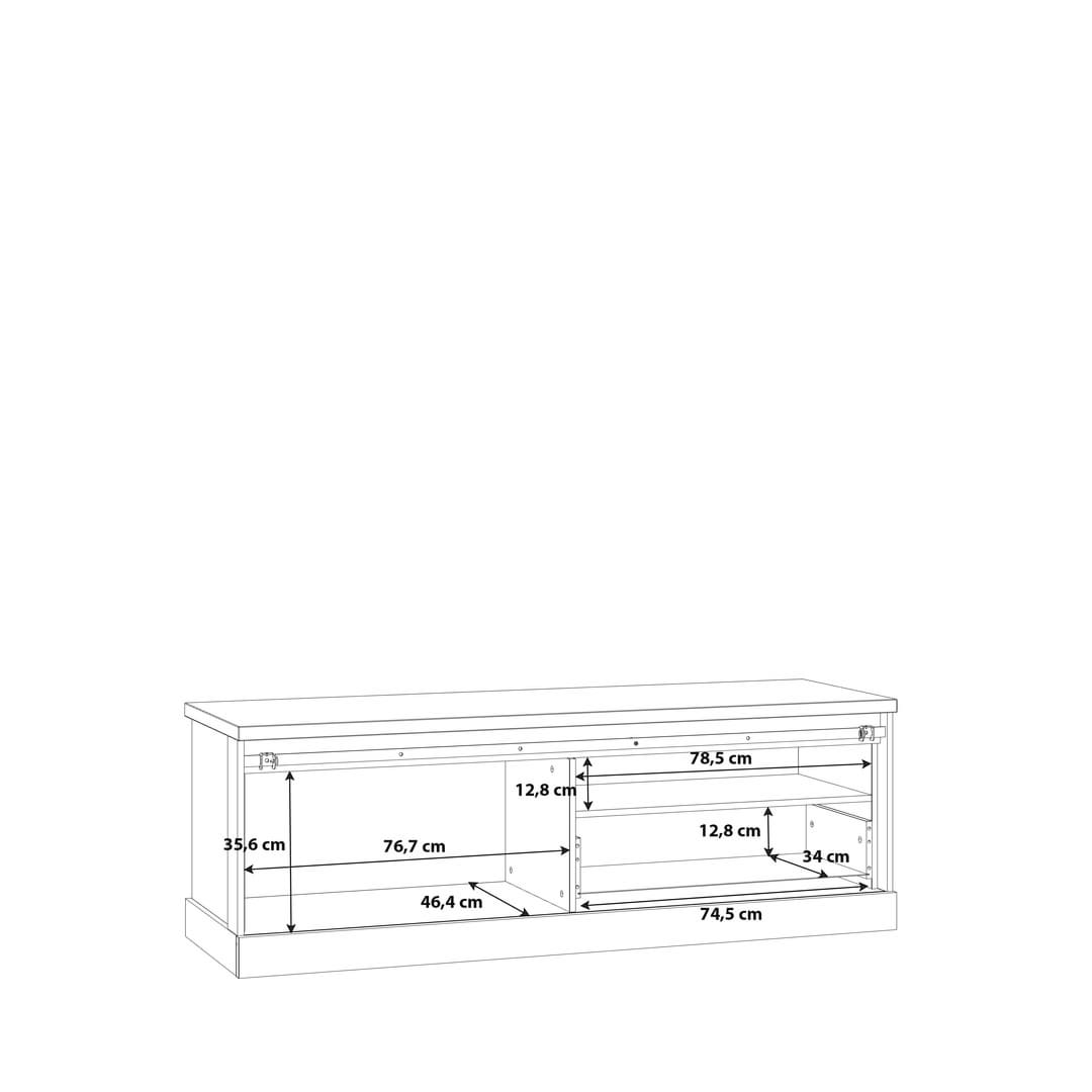 Kaszimiro TV Cabinet 163cm in Oak Waterford, image 9