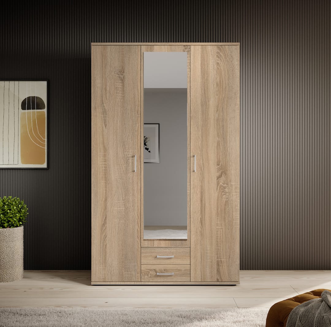 Karl Hinged Door Wardrobe 120cm - product image 11