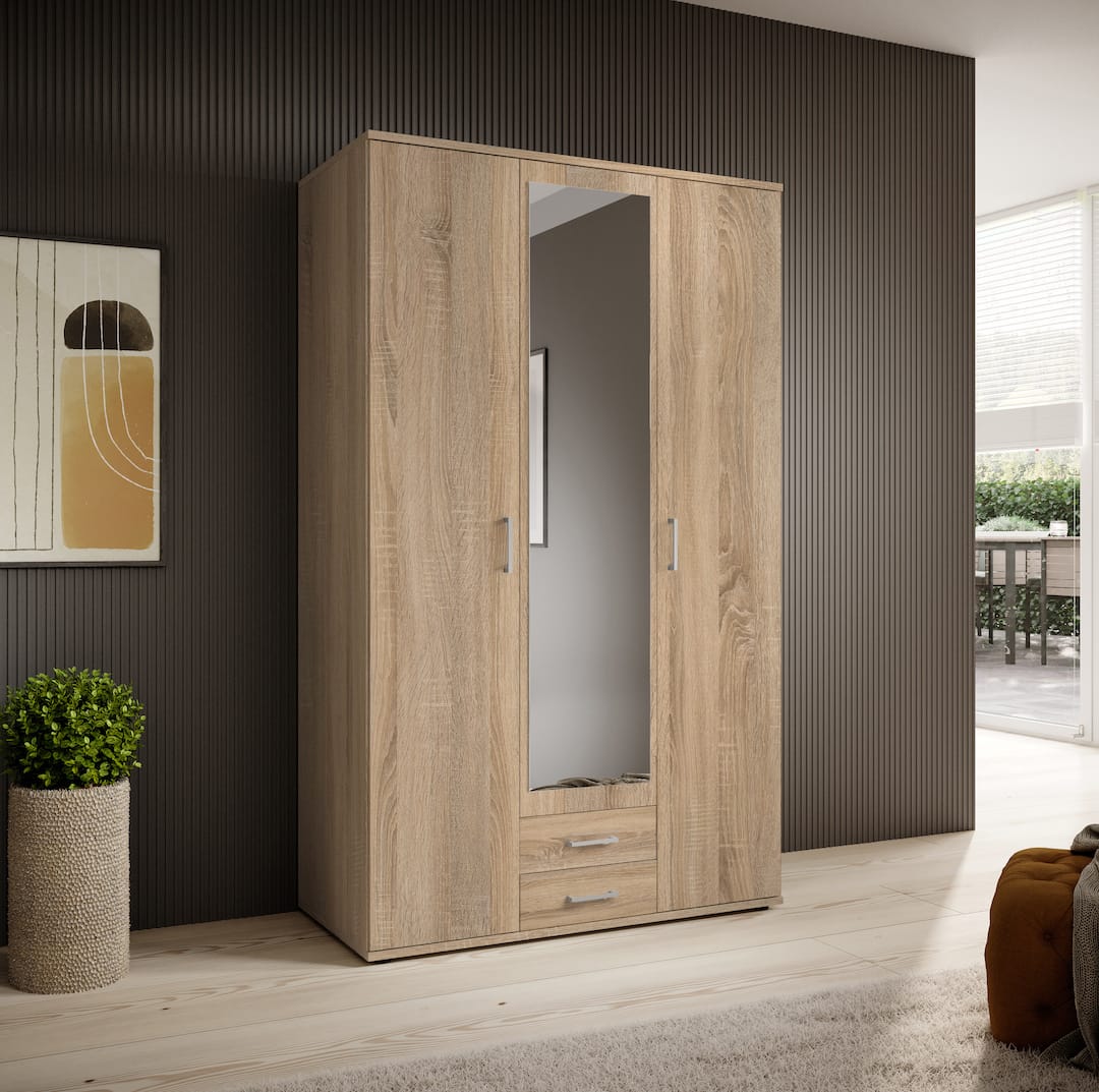 Karl Hinged Door Wardrobe 120cm - product image 9
