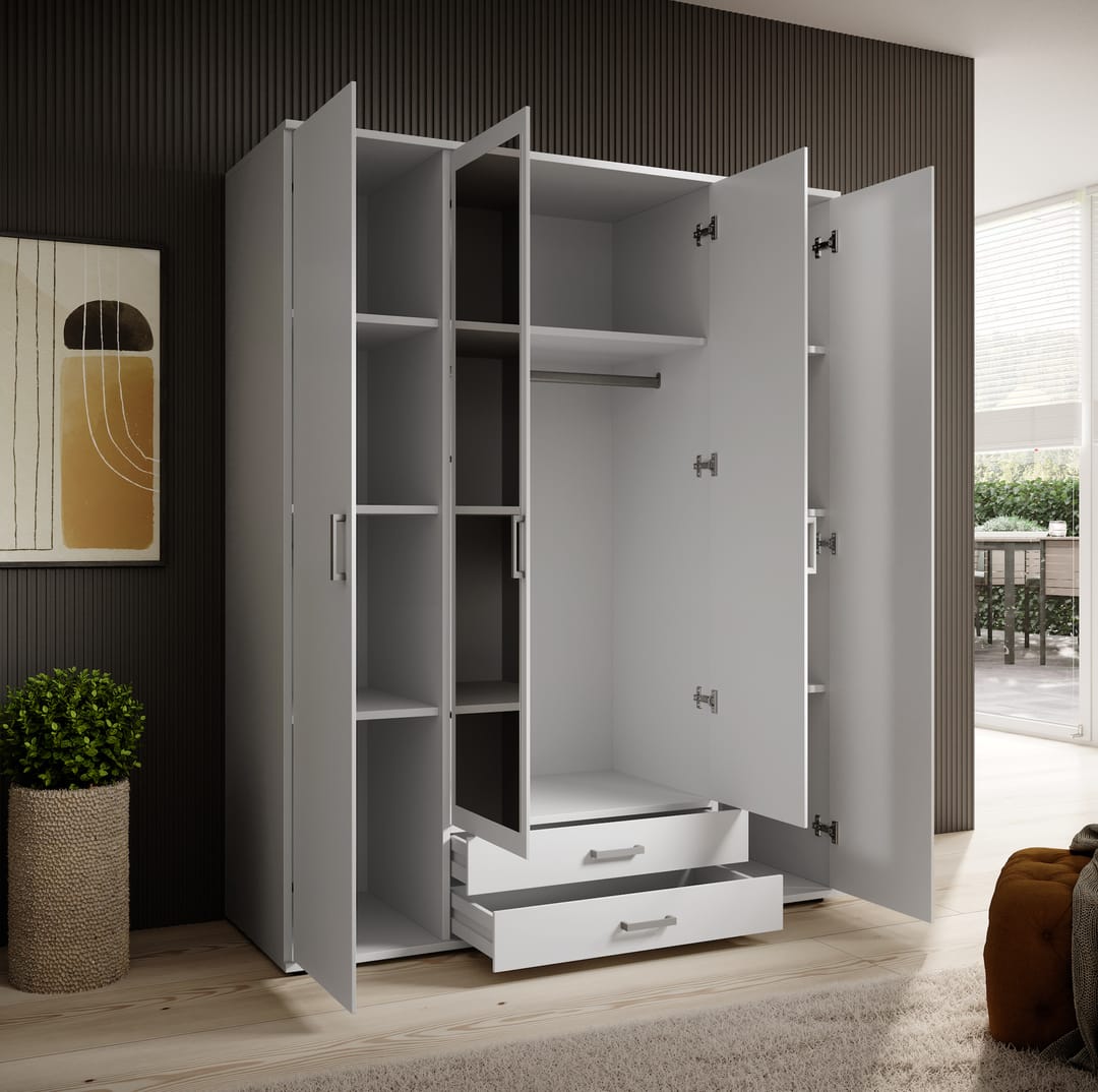 Karl Hinged Door Wardrobe 160cm - product image 2