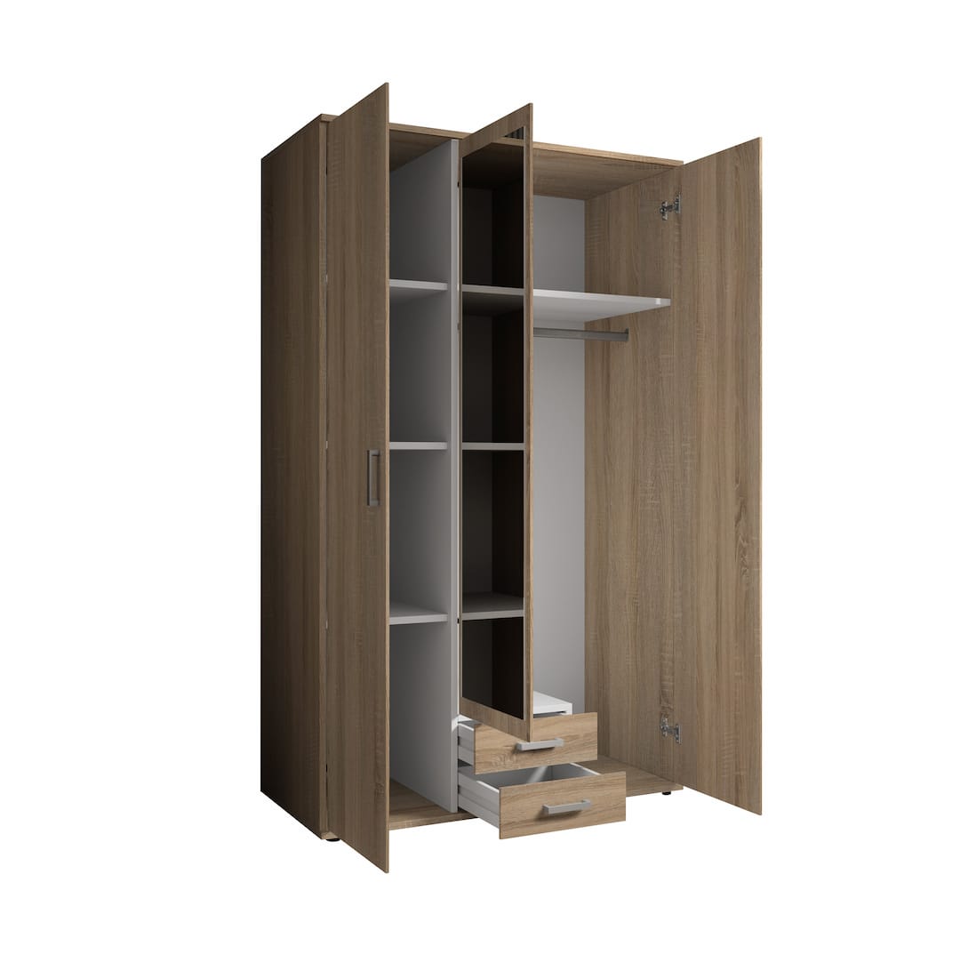 Karl Hinged Door Wardrobe 120cm - product image 14